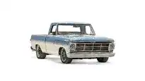 Brittany Blue 1968 Ford F100_6 Passenger Side Front 