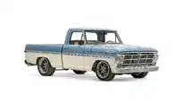 Brittany Blue 1968 Ford F100_7 Passenger Side Front  3.4