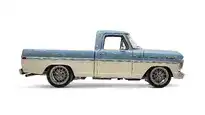 Brittany Blue 1968 Ford F100_8 Passenger Side