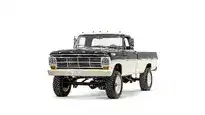 1972 Black Ford F250_4 Drivers Side Front 