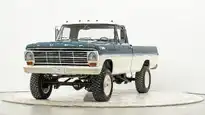 1969 Velocity Gray Ford F250_4 Drivers Side Front 