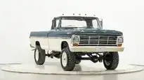 1969 Velocity Gray Ford F250_6 Passenger Side Front 