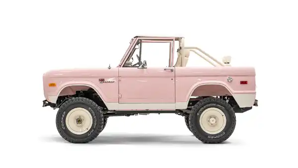 1968 Pink Ford Bronco For Sale_2 Drivers Side 
