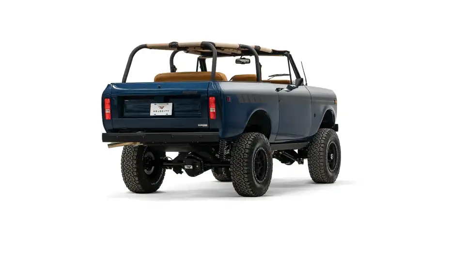 1976 North Sky Blue IH Scout 2_10 Passenger Side Rear