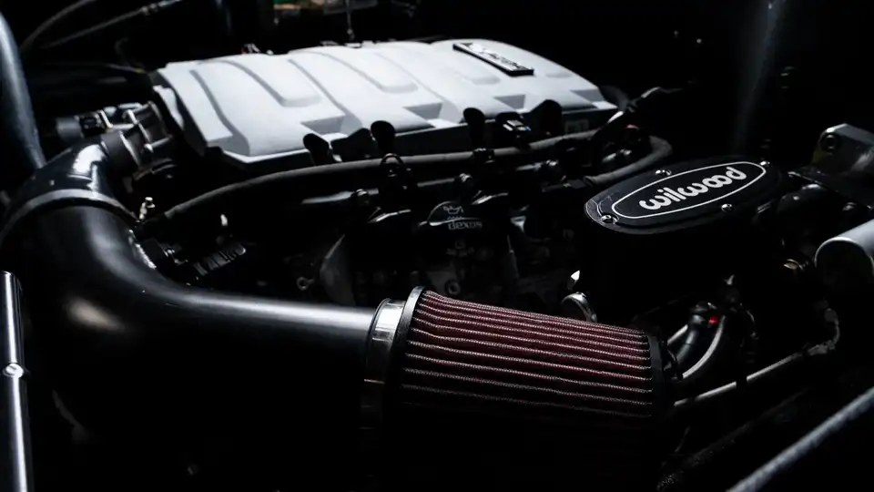 1972 Red Interntional Scout_27 Ford Coyote Engine