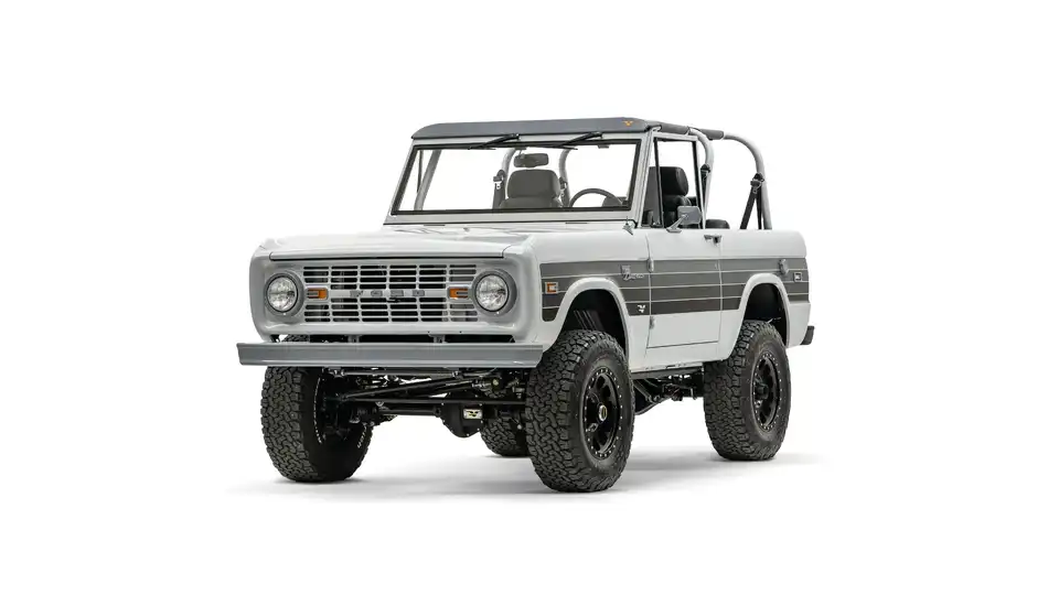 Velocity Heritage Series 1977 Ford Bronco For Sale_4 Drivers Side Front 