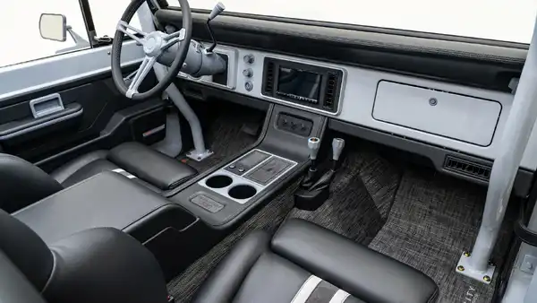 Velocity Heritage Series 1977 Ford Bronco For Sale_18 Passenger Side Interior