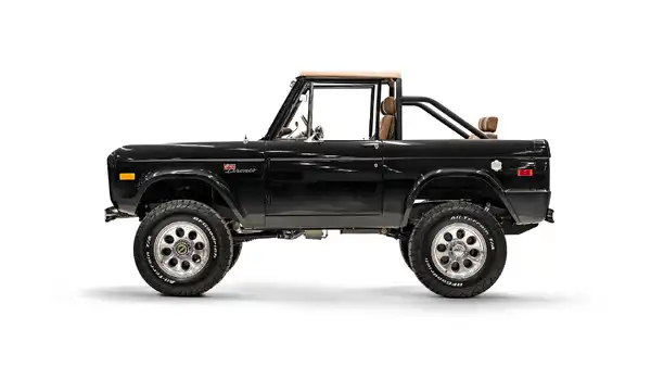 1975 Black Ford Bronco_2 Drivers Side 