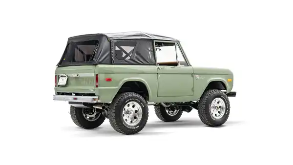 1971 Boxwood Green Ford Bronco For Sale_9 Passenger Side Rear 3