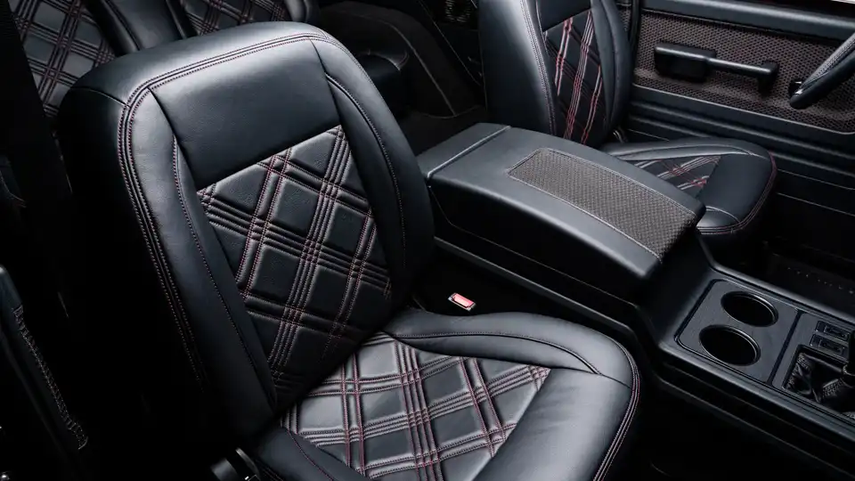 Tom Segura's 1971 Chevy K5 Blazer_17 Front Interior