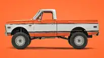 5339 Orange Classic Chevy K10 0