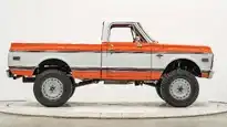 5339 Orange Classic Chevy K10 For Sale 7