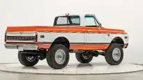 5339 Orange Classic Chevy K10 For Sale 8