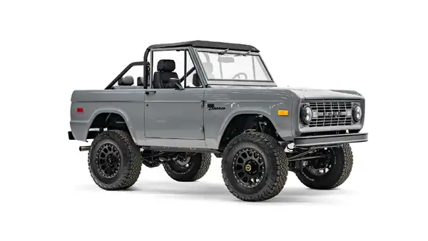 1966 Nardo Gray Ford Bronco_7 Passenger Side Front  3.4
