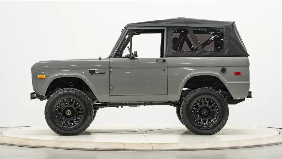 1976 Gray Ford Bronco For Sale_2 Drivers Side 