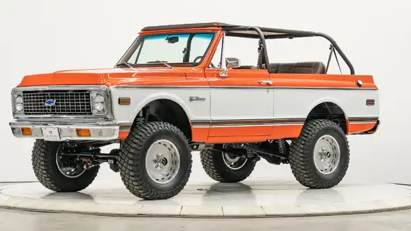 1969 Hugger Orange Chevy K5 Blazer For Sale_3 Drivers Side Front 3.4