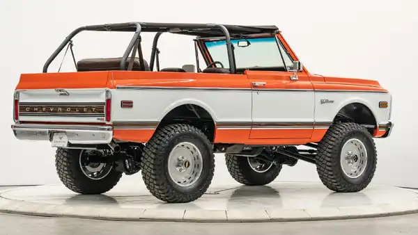 1969 Hugger Orange Chevy K5 Blazer For Sale_9 Passenger Side Rear 3