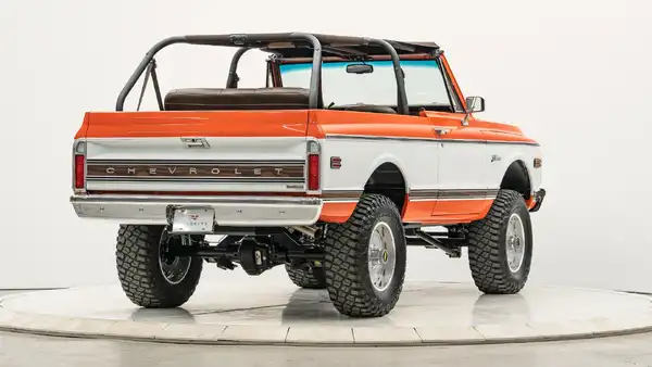 1969 Hugger Orange Chevy K5 Blazer For Sale_10 Passenger Side Rear