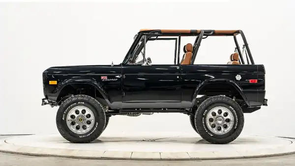 1974 Black Ford Bronco_2 Drivers Side 