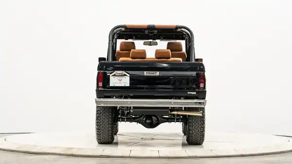 1974 Black Ford Bronco_11 Rear Tailgate