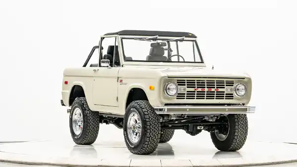 1974 Pink Ford Bronco For Sale_6 Passenger Side Front 