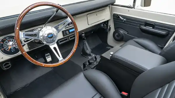 1974 Pink Ford Bronco For Sale_ 14 15 Driver Side Interior