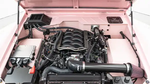 1971 Vintage Pink Ford Bronco For Sale_26 5.0L Ford Coyote Engine