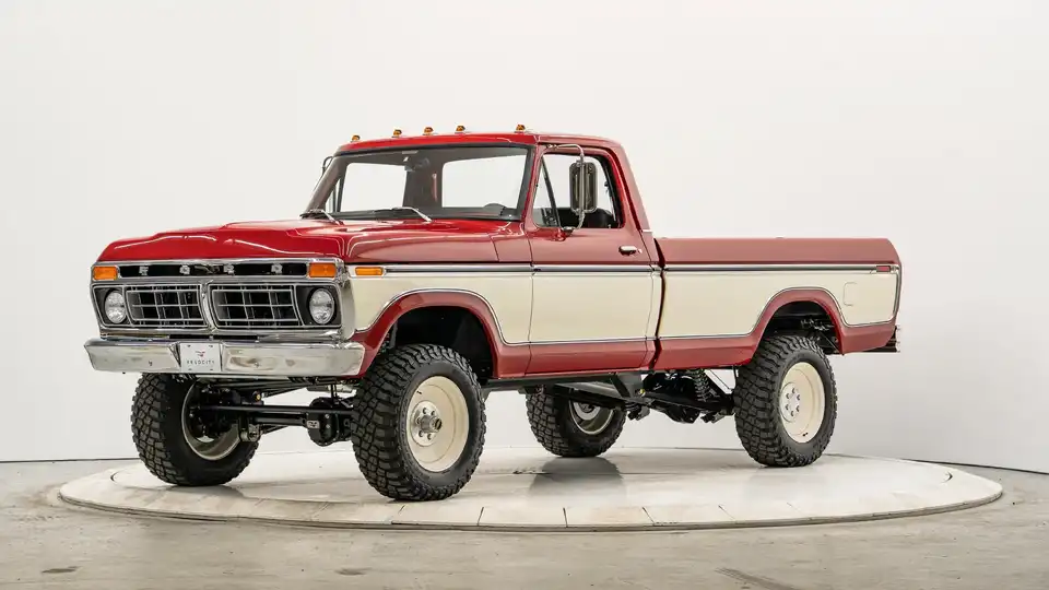 1977 Classic Ford F250 Dentside For Sale_3 Drivers Side Front 3.4