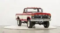 1977 Classic Ford F250 Dentside For Sale_6 Passenger Side Front 