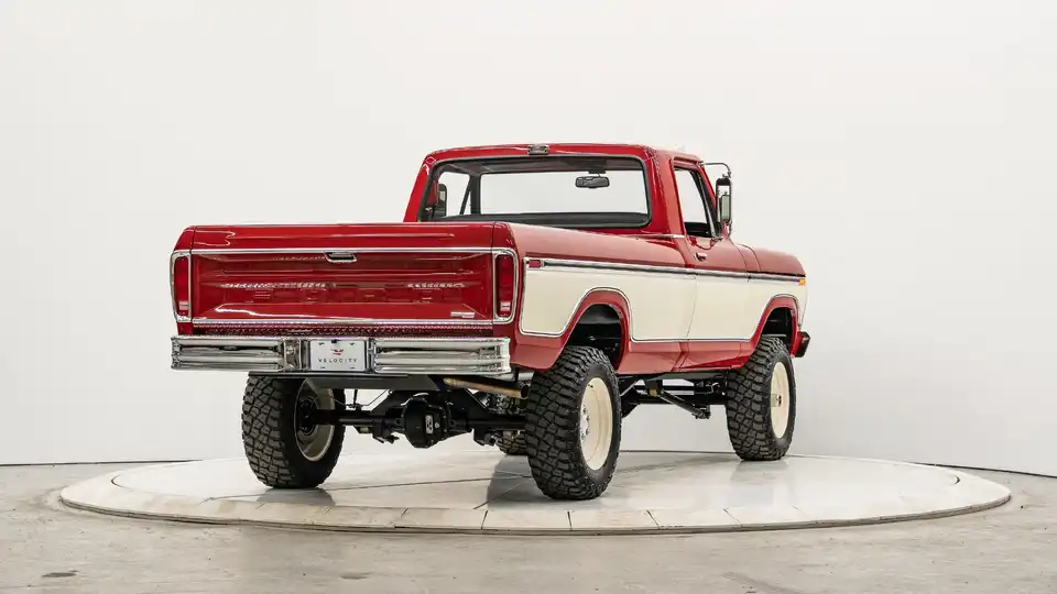 1977 Classic Ford F250 Dentside For Sale_10 Passenger Side Rear
