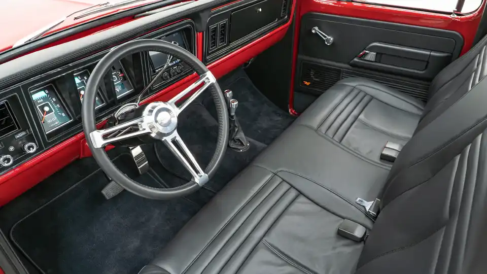 1977 Classic Ford F250 Dentside For Sale_ 14 15 Driver Side Interior
