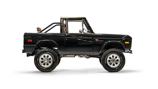 1977 Black Ford Bronco_8 Passenger Side