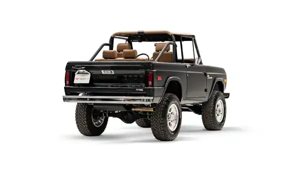 1977 Black Ford Bronco_10 Passenger Side Rear