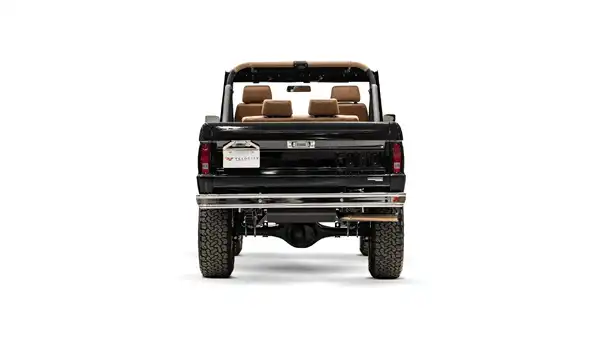 1977 Black Ford Bronco_11 Rear Tailgate