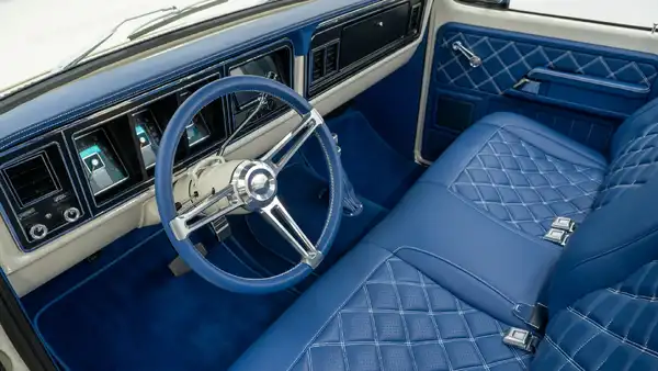 1977 Denside F 250 Restoration_ 14 15 Driver Side Interior