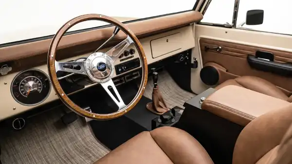1966 Harvest Moon Bronco For Sale_ 14 15 Driver Side Interior