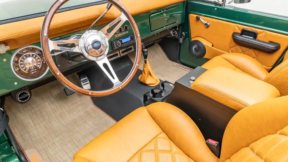 1967 Ford Bronco For Sale_ 14 15 Driver Side Interior