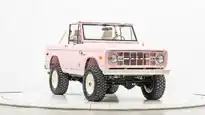 1976 Pink Ford Bronco For Sale_6 Passenger Side Front 