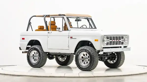 1975 Black Ford Bronco_7 Passenger Side Front  3.4