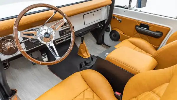 1975 Black Ford Bronco_ 14 15 Driver Side Interior