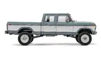 F250 Crew Cab_Side View_Silver Met And White_063025