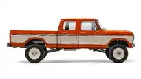 F250 Crew Cab_Side View_Tangerine And Off White_063025