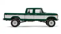 F250 Crew Cab_Side View_Dark Jade Met And White_063025