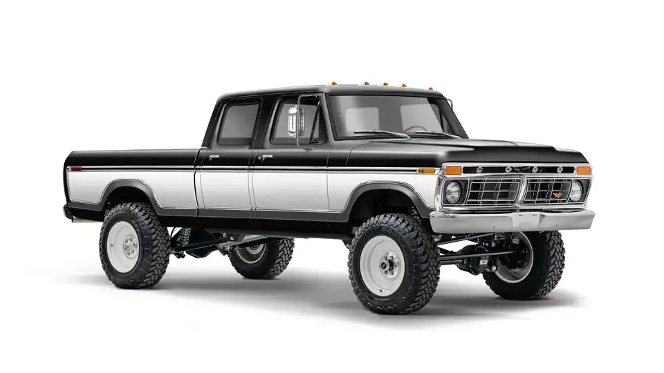 F250 Crew Cab_3.4 View_Black And White_063025