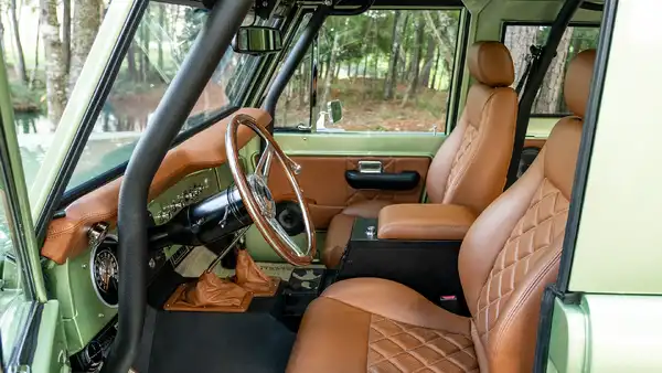 Apple Green Classic Ford Bronco 93407 Interior