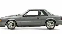 Sleek Fox Body Mustang In Motion