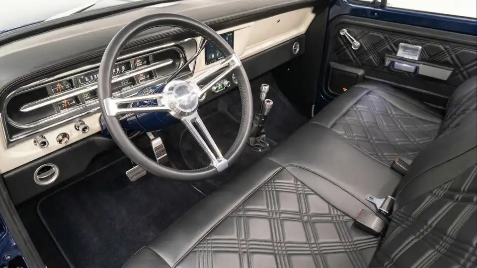 F150 Midnight Blue Interior