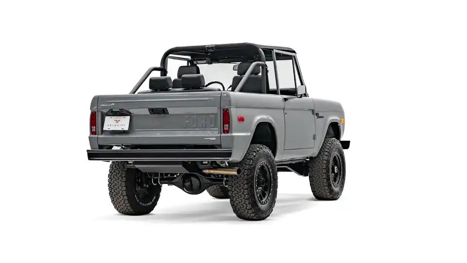9444 1966 Nardo Gray Ford Bronco10 Passenger Side Rear Lg