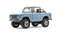 1971 Brittany Blue Ford Bronco_3 Drivers Side Front 3.4