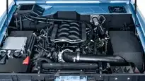 1971 Brittany Blue Ford Bronco_26 5.0L Ford Coyote Engine